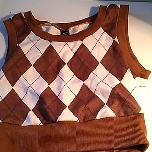 Brown Sweater Vest